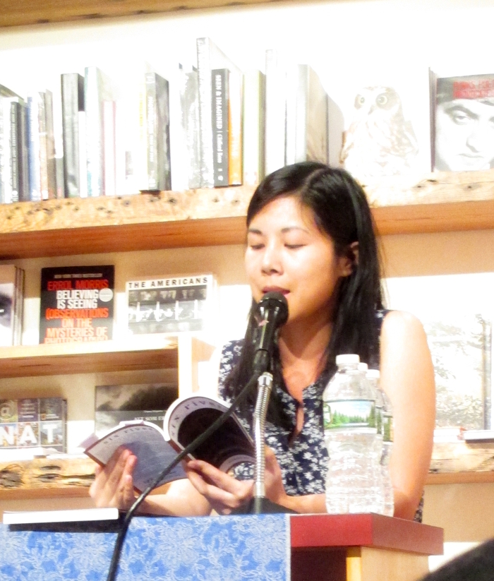me reading at Bookcourt